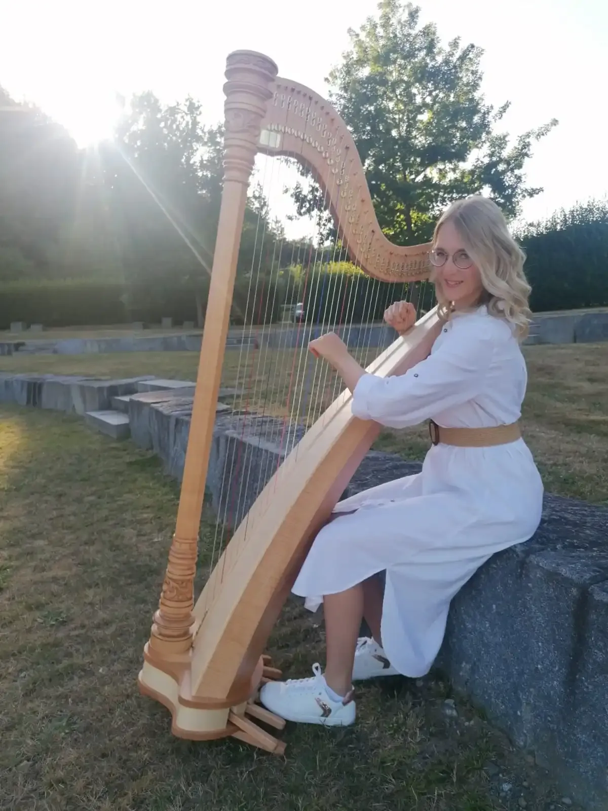 Katharina Wutz, Harfenistin im Landkreis Cham